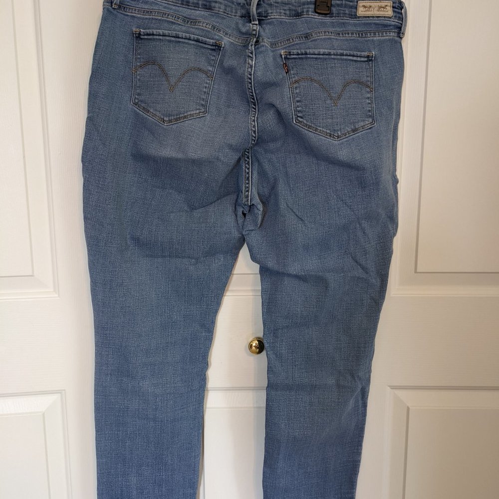 LEVI'S Mid Rise Skinny Plus Size 20W - Picture 3 of 8
